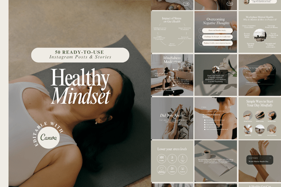 Download Healthy Mindset Instagram Templates - Instagram Collection