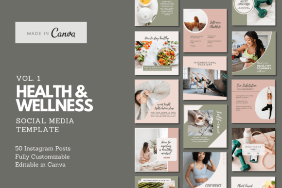 Download Health and Wellness Instagram Template - Instagram Collection